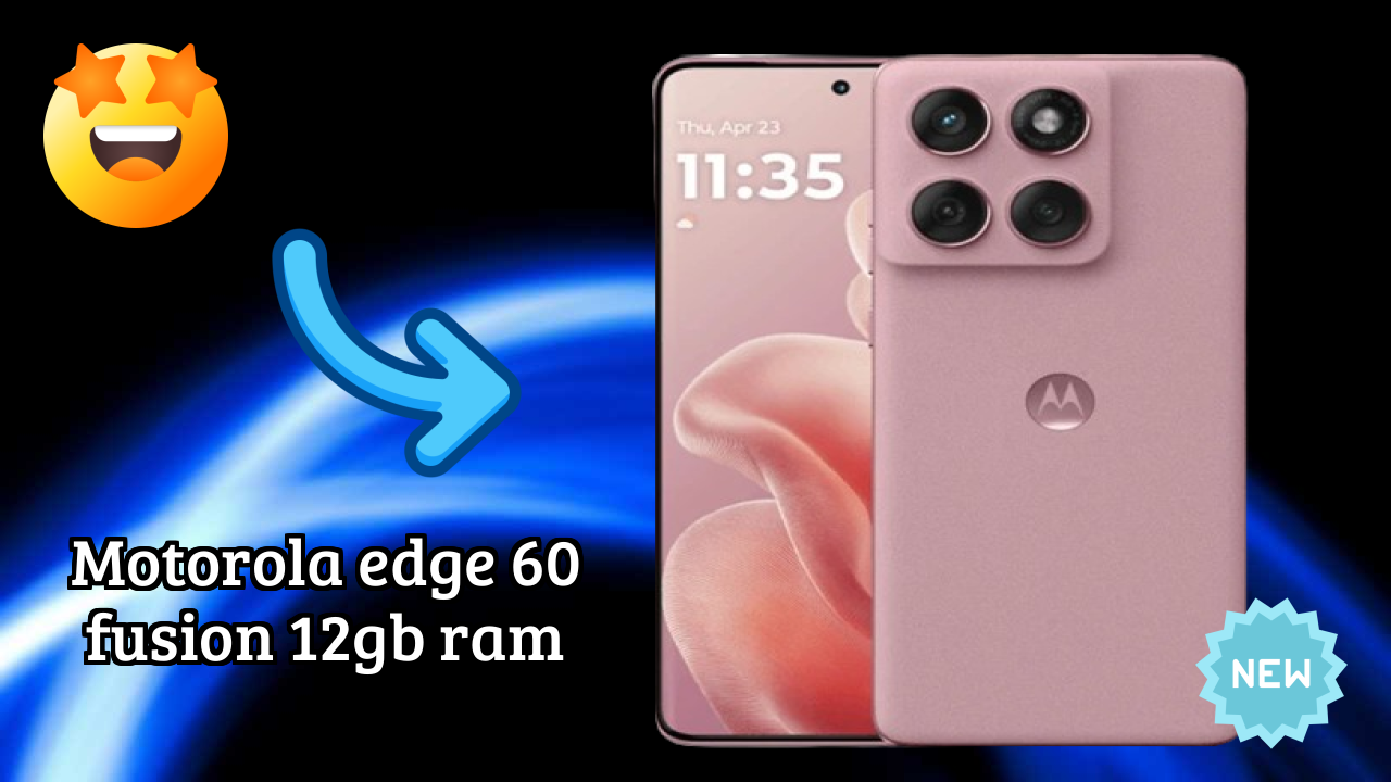 Motorola Edge 60 Fusion 12GB RAM Battery Life: 5500 MAh Charging Speed Test
