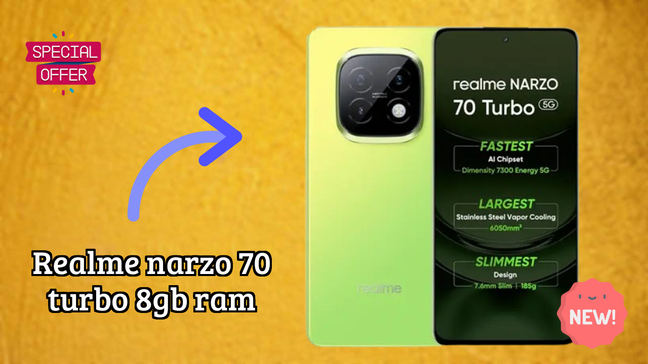 Realme Narzo 70 Turbo 8GB RAM Price Drop Alert: Now Just ₹16,999