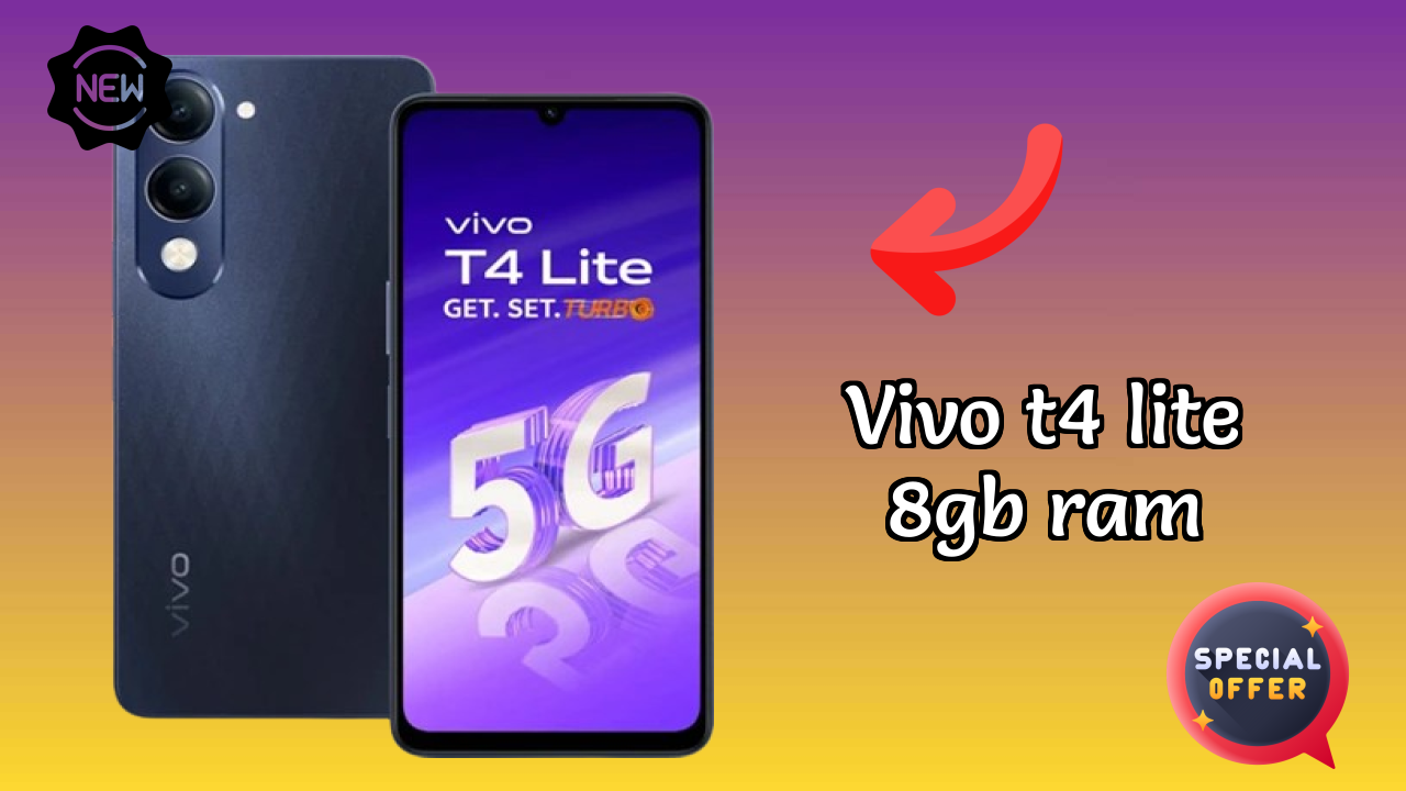 Vivo T4 Lite 8GB RAM Display Size: 6.74 Inches (17.12 Cm) Screen Review